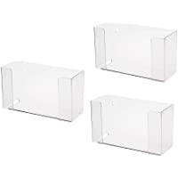 dailymall Soporte Dispensador De Caja De Guantes De Laboratorio De Una Sola Capacidad De 3X 9.5x 3.35x 5-7 Pulgadas